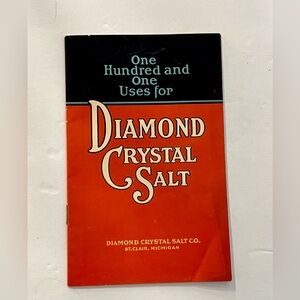 Copyright 1925. One Hundred Uses for Diamond Crystal Salt Pamplet